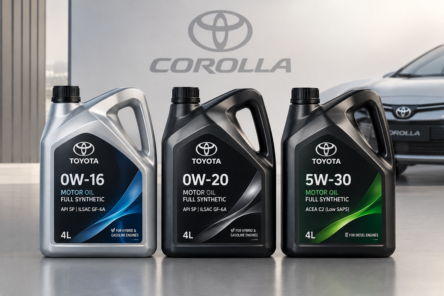 Toyota Corolla Hangi Motor Yağını Kullanır?